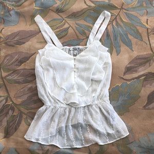 White summer top